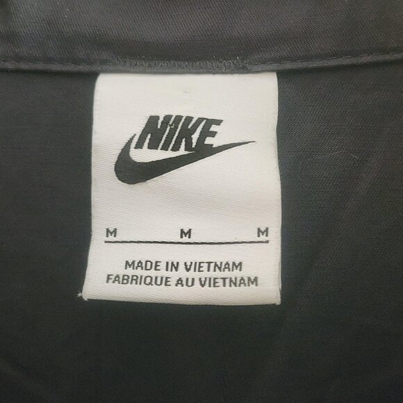 Nike Jacket Mens Medium Black Field Utility Cotton Nylon Zip Snap CZ9922-010 - Picture 4 of 13
